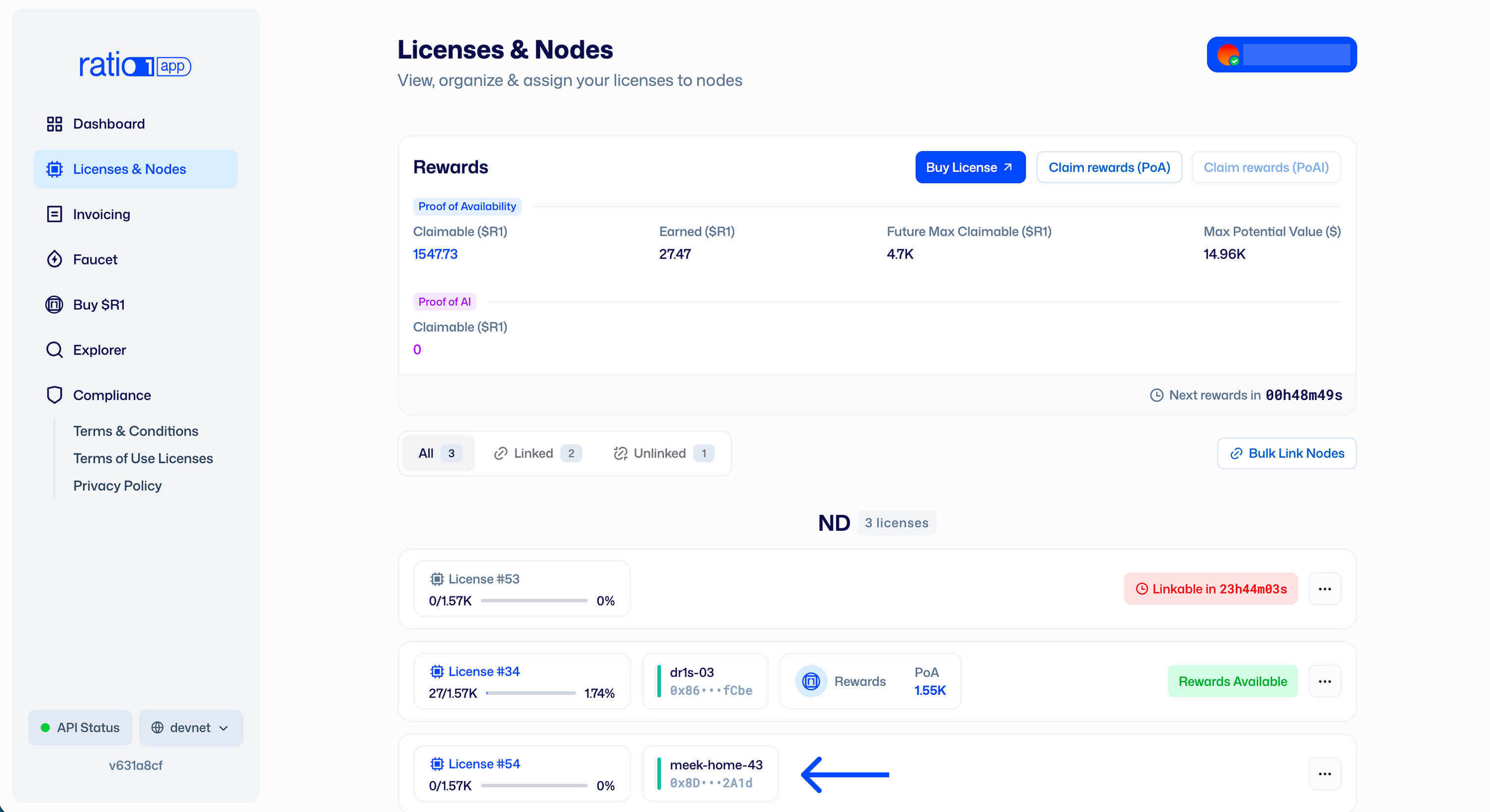 Linked License